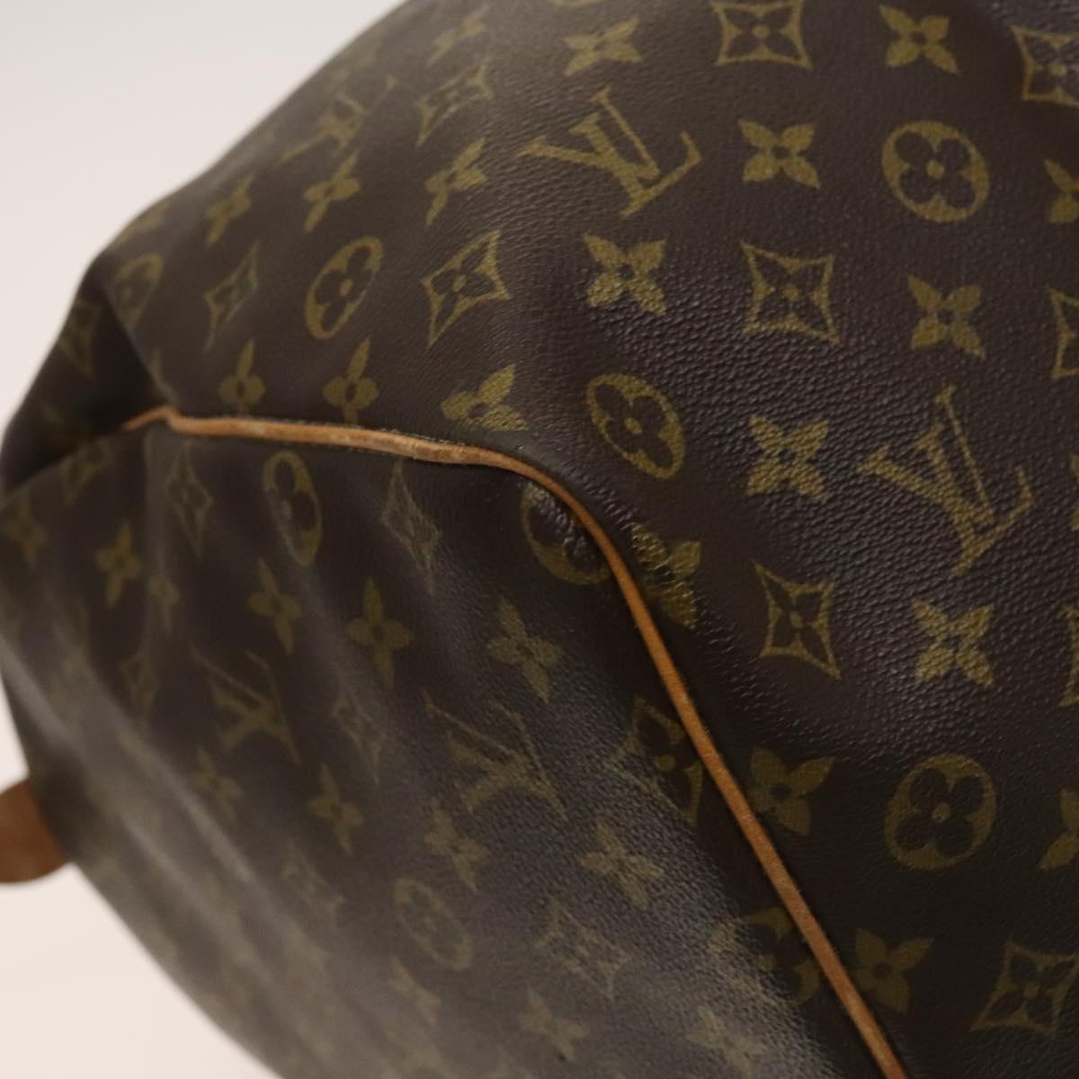 Louis Vuitton Keepall Bag Monogram Canvas, BROWN, CANVAS, Travel bag