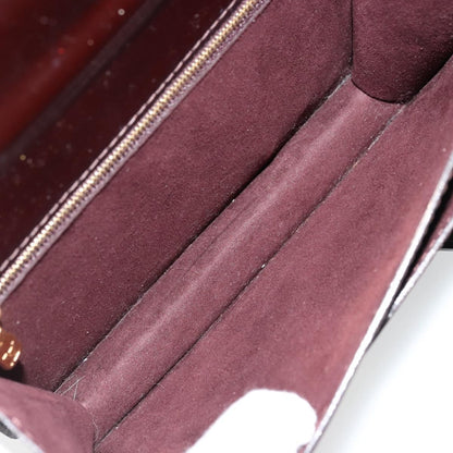 Louis Vuitton Monceau Vernis, Burgundy, Patent Leather, Handbag