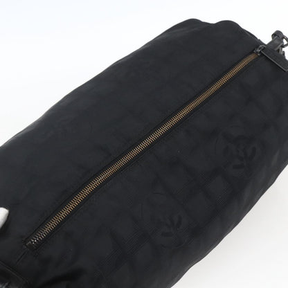 Chanel Travel Line Boston Nylon, Black, Nylon, Travel Bag