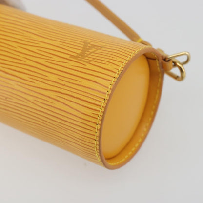 Louis Vuitton Soufflot Pochette Epi Leather, Yellow, Leather, Clutch
