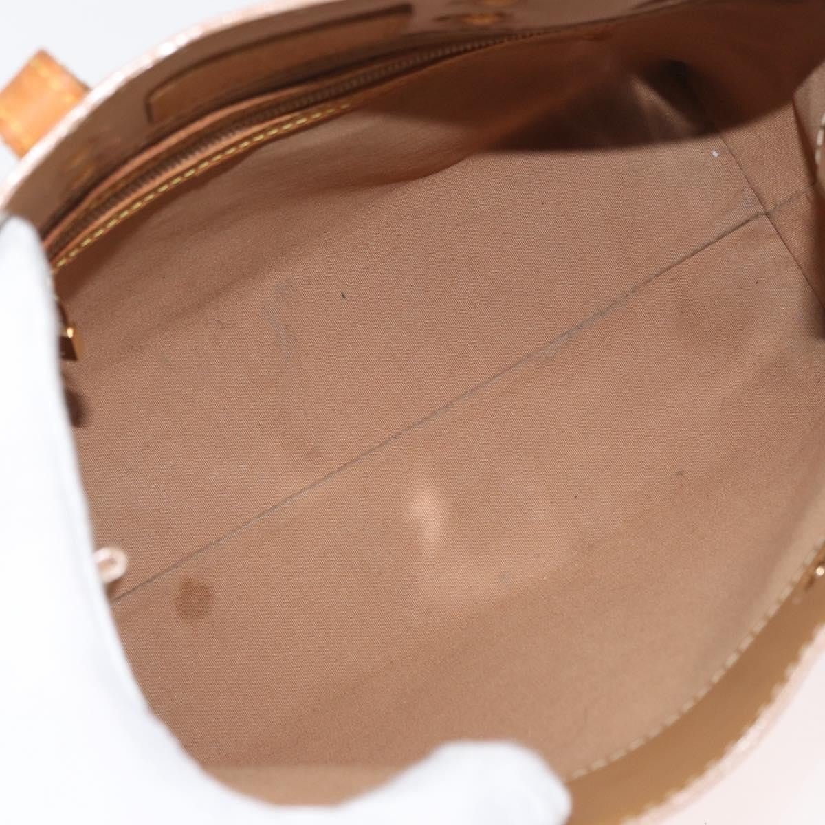 Louis Vuitton Reade Monogram Vernis, Brown, Patent Leather, Handbag