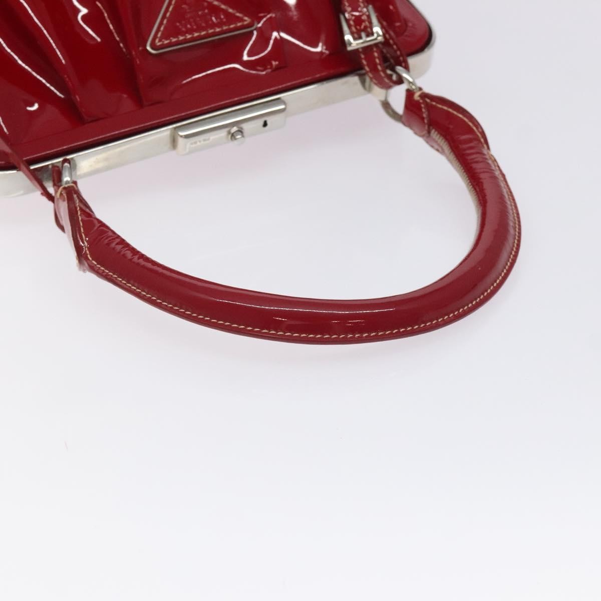 Prada Vintage Patent Leather, Red, Patent Leather, Handbag