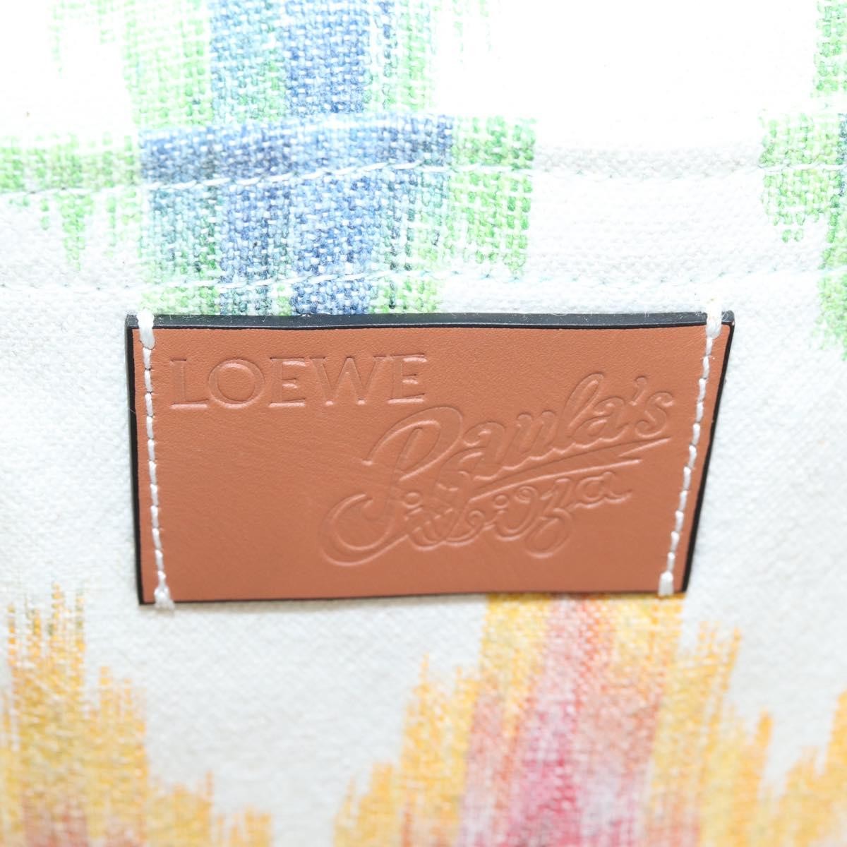 Loewe Paula's Ibiza Embellished Printed Canvas, Multicolour, Canvas, Tote Bag
