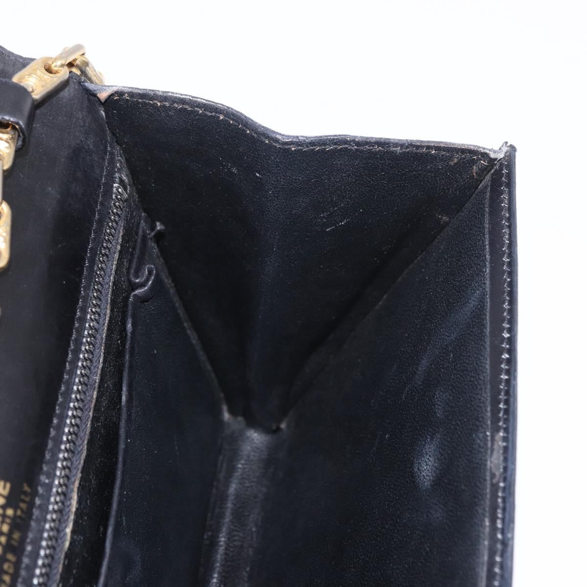 Celine Shoulder Leather, Black, Leather, Shoulder Bag