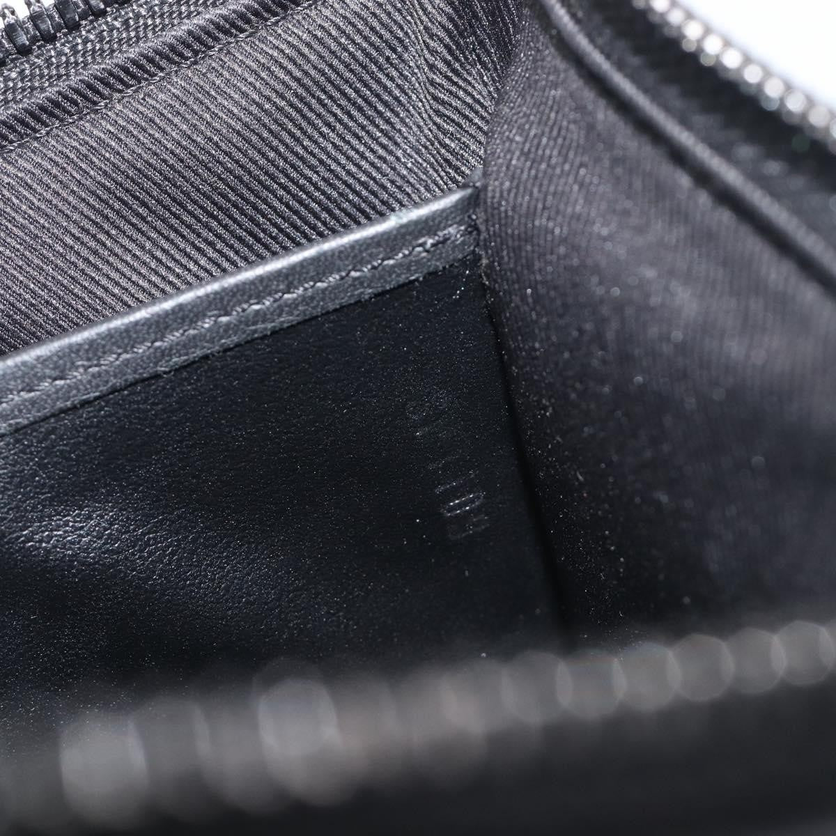 Louis Vuitton Discovery Pochette Monogram Shadow Leather, Black, Leather, Clutch