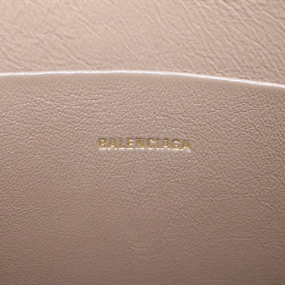 Balenciaga Signature Pouch Monogram PVC Leather, Beige, PVC, Clutch