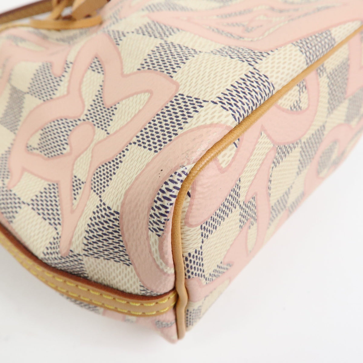 Louis Vuitton Noe Limited Edition Damier Tahitienne, White, Canvas, Shoulder Bag