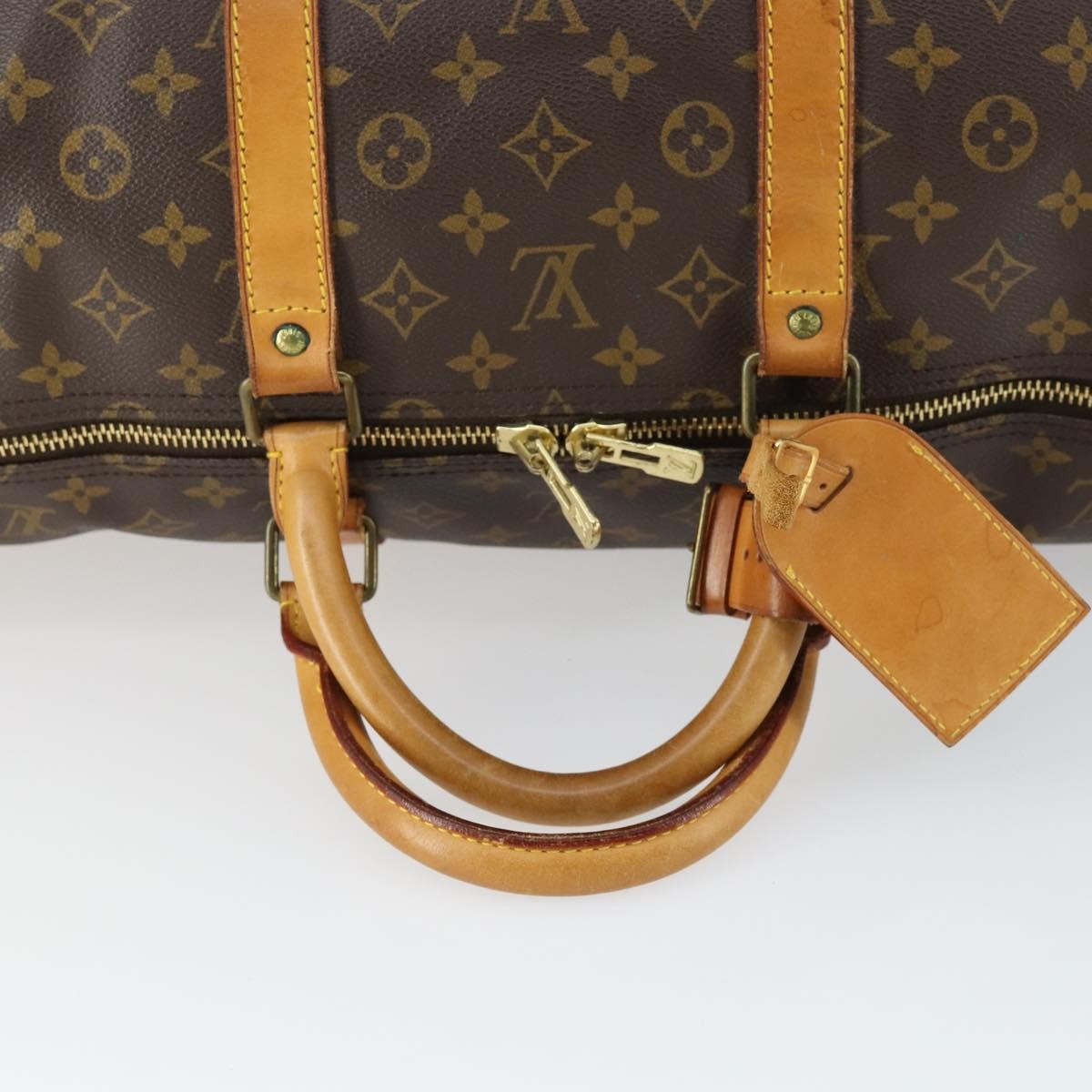 Louis Vuitton Keepall Monogram Canvas, Brown, Canvas, Travel Bag