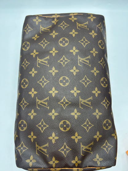 Louis Vuitton Speedy Monogram Canvas, Brown, Canvas, Handbag