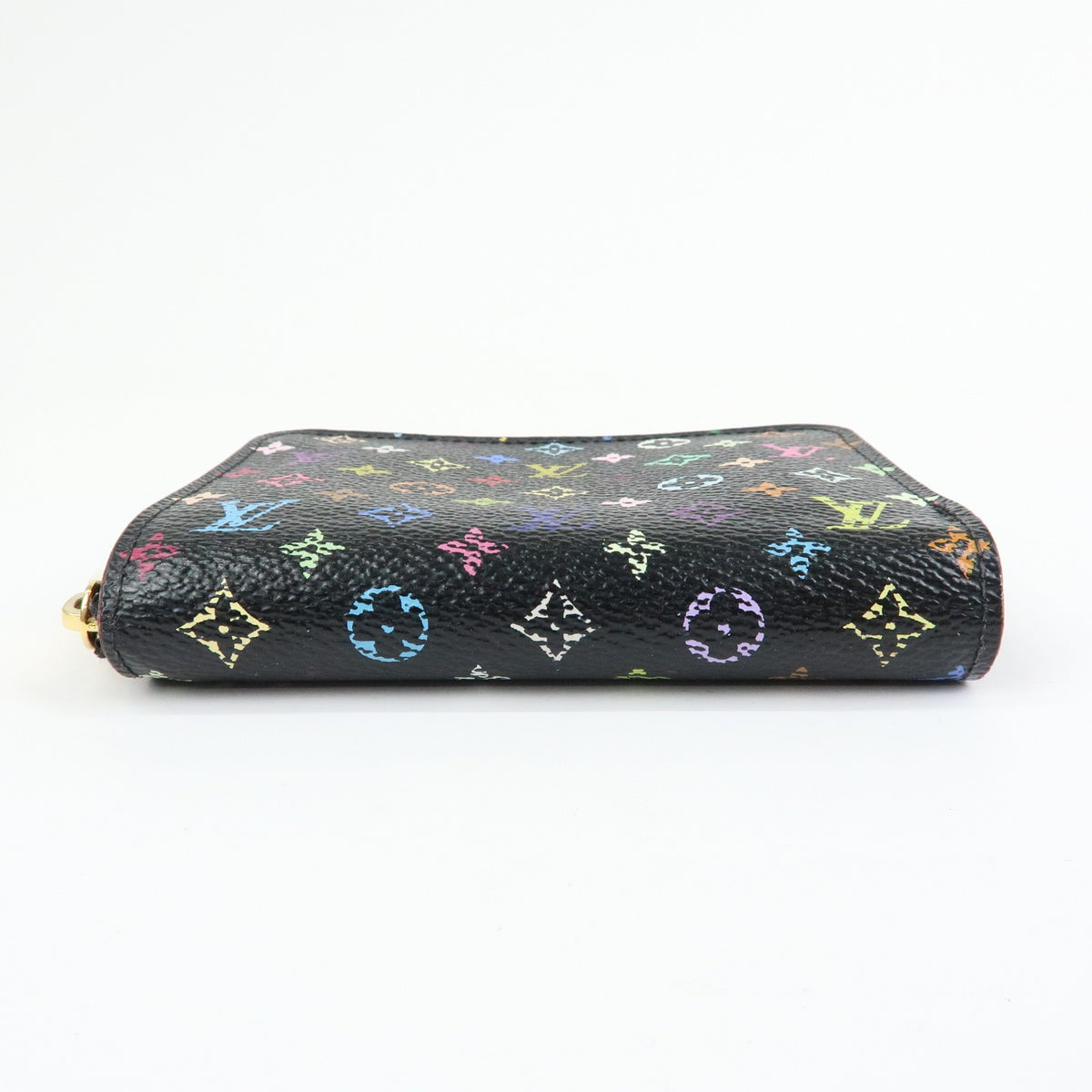 Louis Vuitton Zippy Coin Purse Monogram Multicolor, Black, Canvas, Wallet