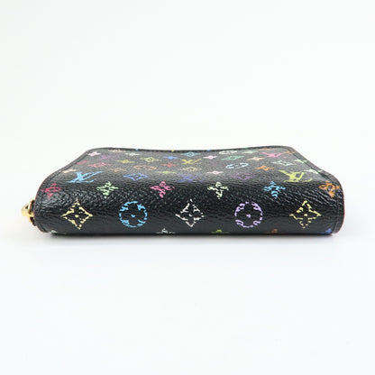 Louis Vuitton Zippy Coin Purse Monogram Multicolor, Black, Canvas, Wallet