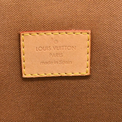 Louis Vuitton Lockit Monogram, Brown, Canvas, Handbag