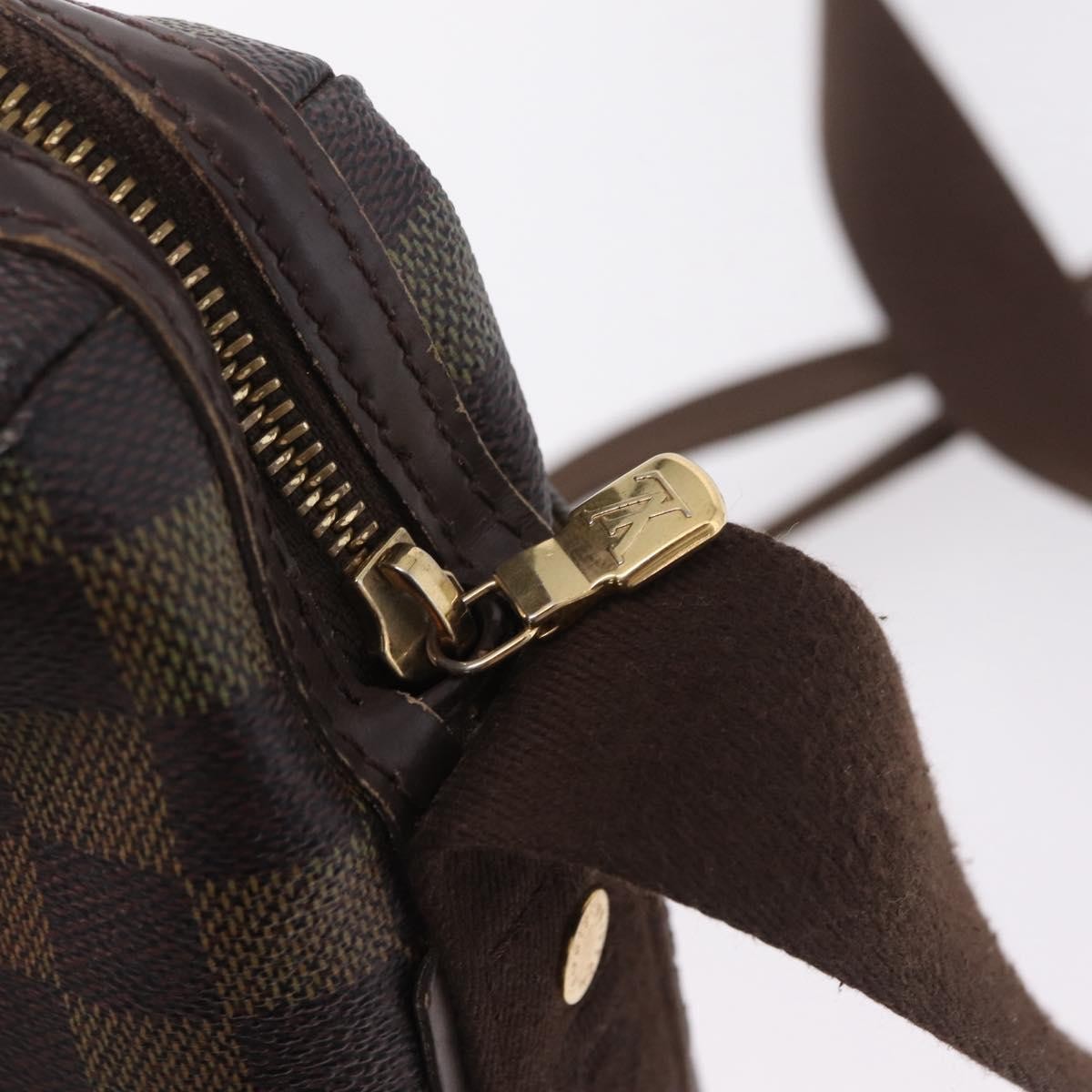 Louis Vuitton Trotteur Beaubourg Damier, Brown, Canvas, Handbag