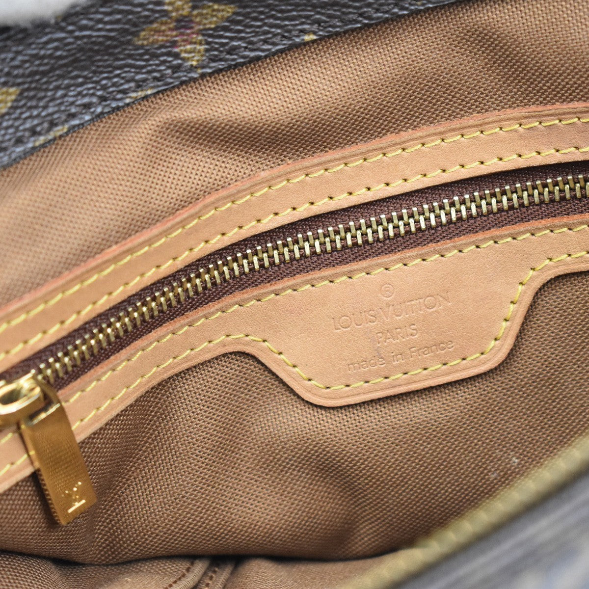Louis Vuitton Cabas Piano Monogram Canvas, Brown, Canvas, Tote Bag