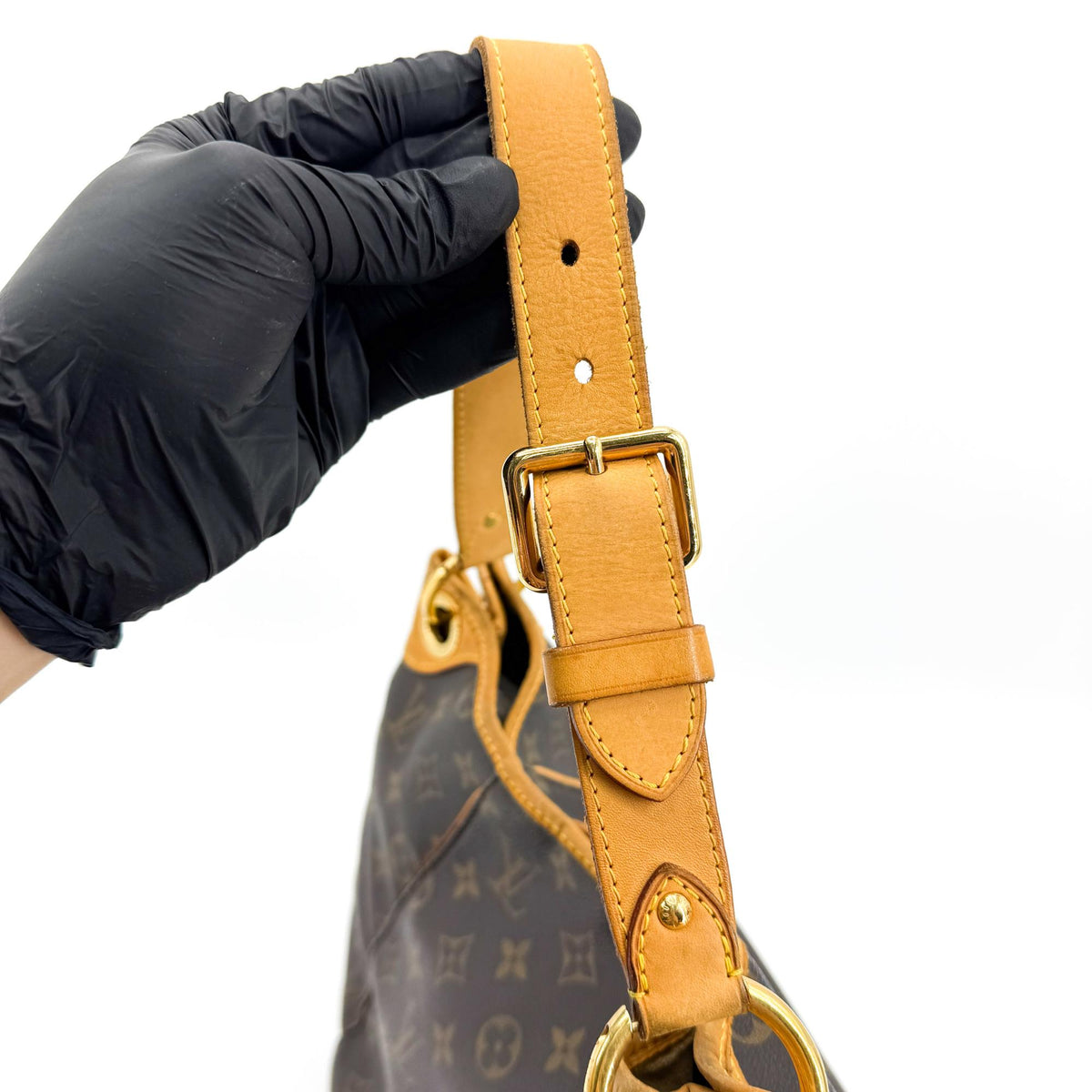 Louis Vuitton Galliera Monogram Canvas, Brown, Canvas, Handbag