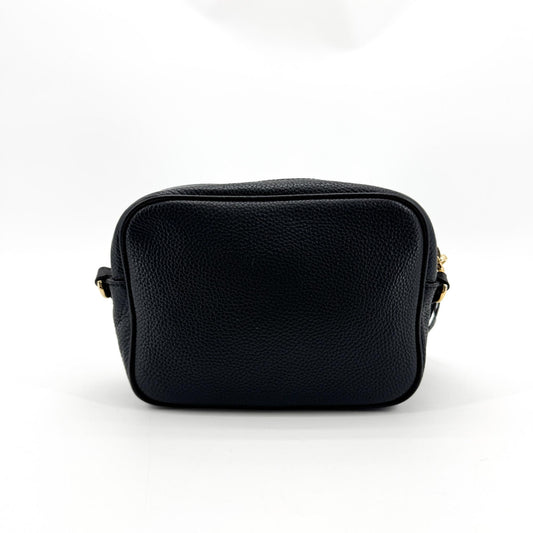 Gucci Soho Disco Leather, Black, Leather, Crossbody Bag