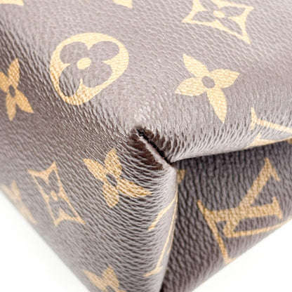 Louis Vuitton Locky Monogram Canvas with Leather, Black, Canvas, Handbag