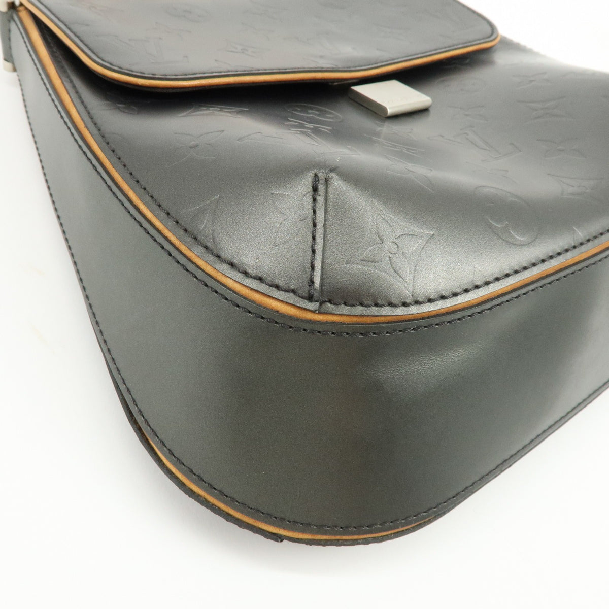 Louis Vuitton Mat Webster Street Monogram Vernis, Black, Leather, Handbag
