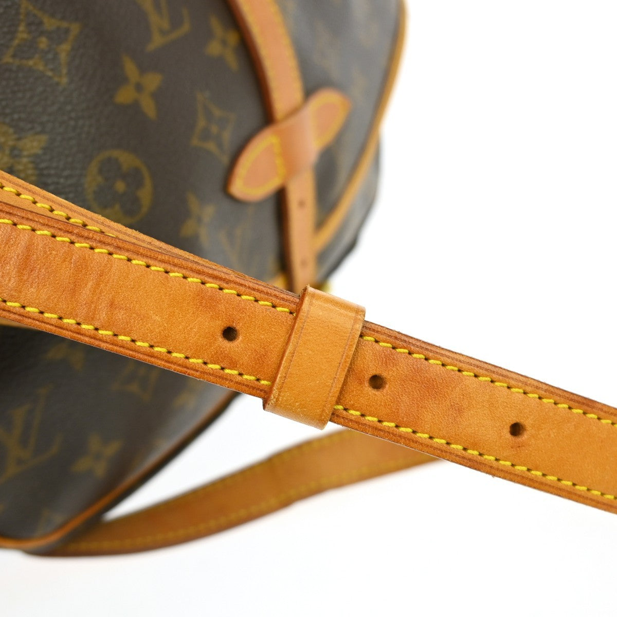 Louis Vuitton Saumur Monogram, Brown, Canvas, Shoulder Bag