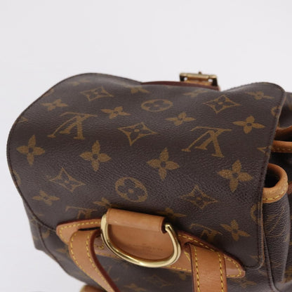 Louis Vuitton Vintage Montsouris Monogram Canvas, Brown, Canvas, Backpack