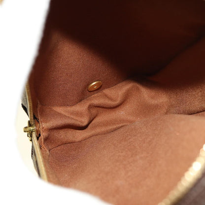 Louis Vuitton Pochette Gange Monogram Canvas, Brown, Canvas, Clutch