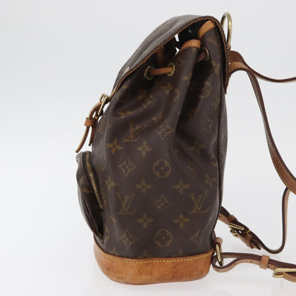 Louis Vuitton Vintage Montsouris Monogram Canvas, Brown, Canvas, Backpack