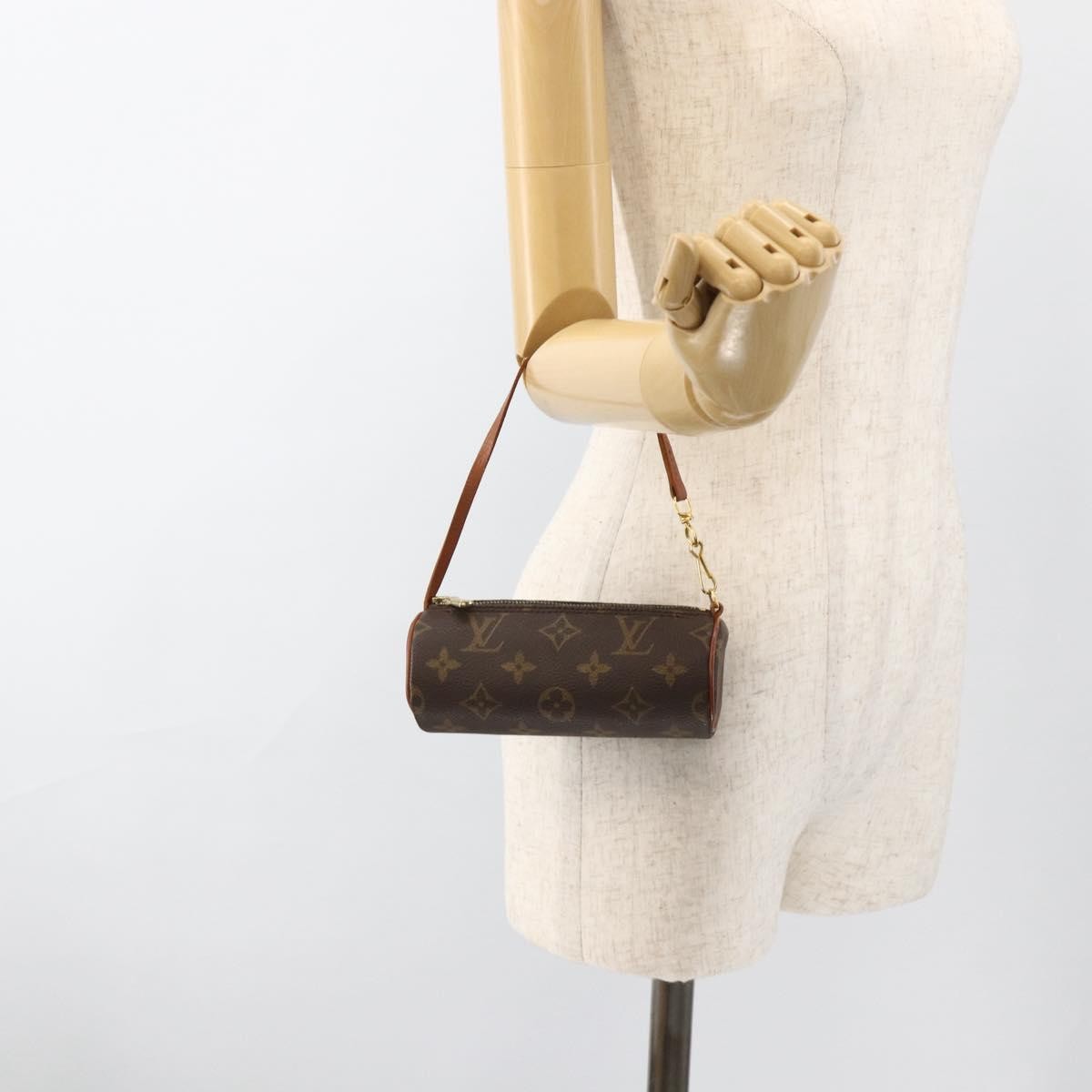 Louis Vuitton Papillon Pochette Monogram Canvas, Brown, Canvas, Clutch