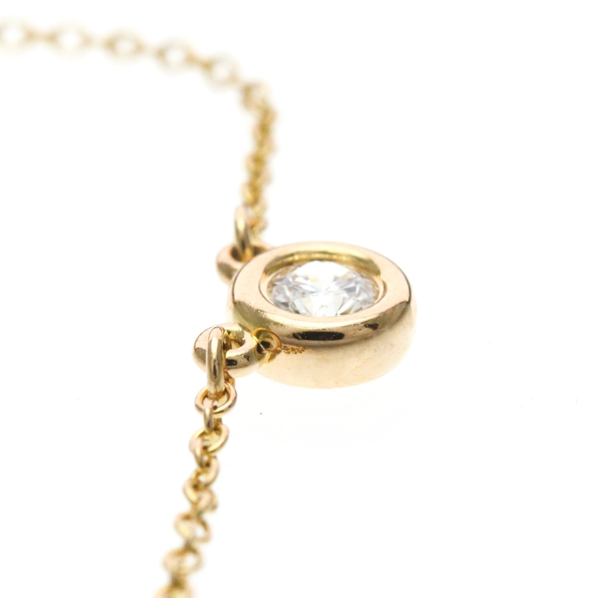 Tiffany & Co. Elsa Peretti Diamonds By The Yard 18K Rose Gold with Diamond, Gold, Pink Gold, Necklace
