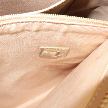 Chanel Medallion Quilted Lambskin, Beige, Calfskin, Tote Bag