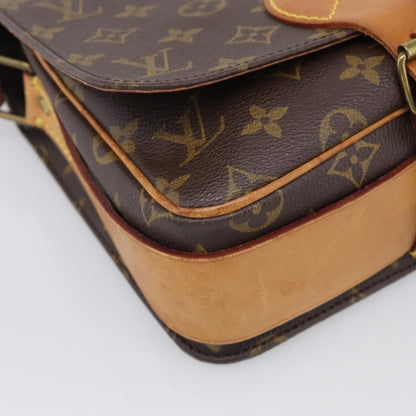 Louis Vuitton Cartouchiere Monogram Canvas, Brown, Canvas, Handbag