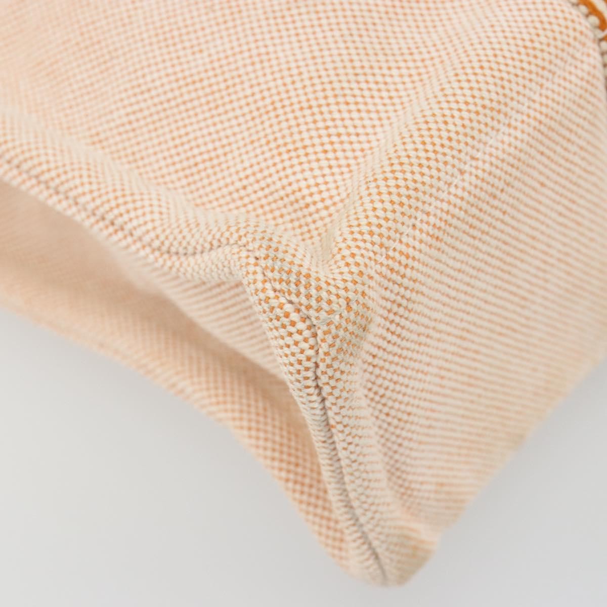 Hermes Fourre Tout Toile, Orange, Canvas, Tote Bag