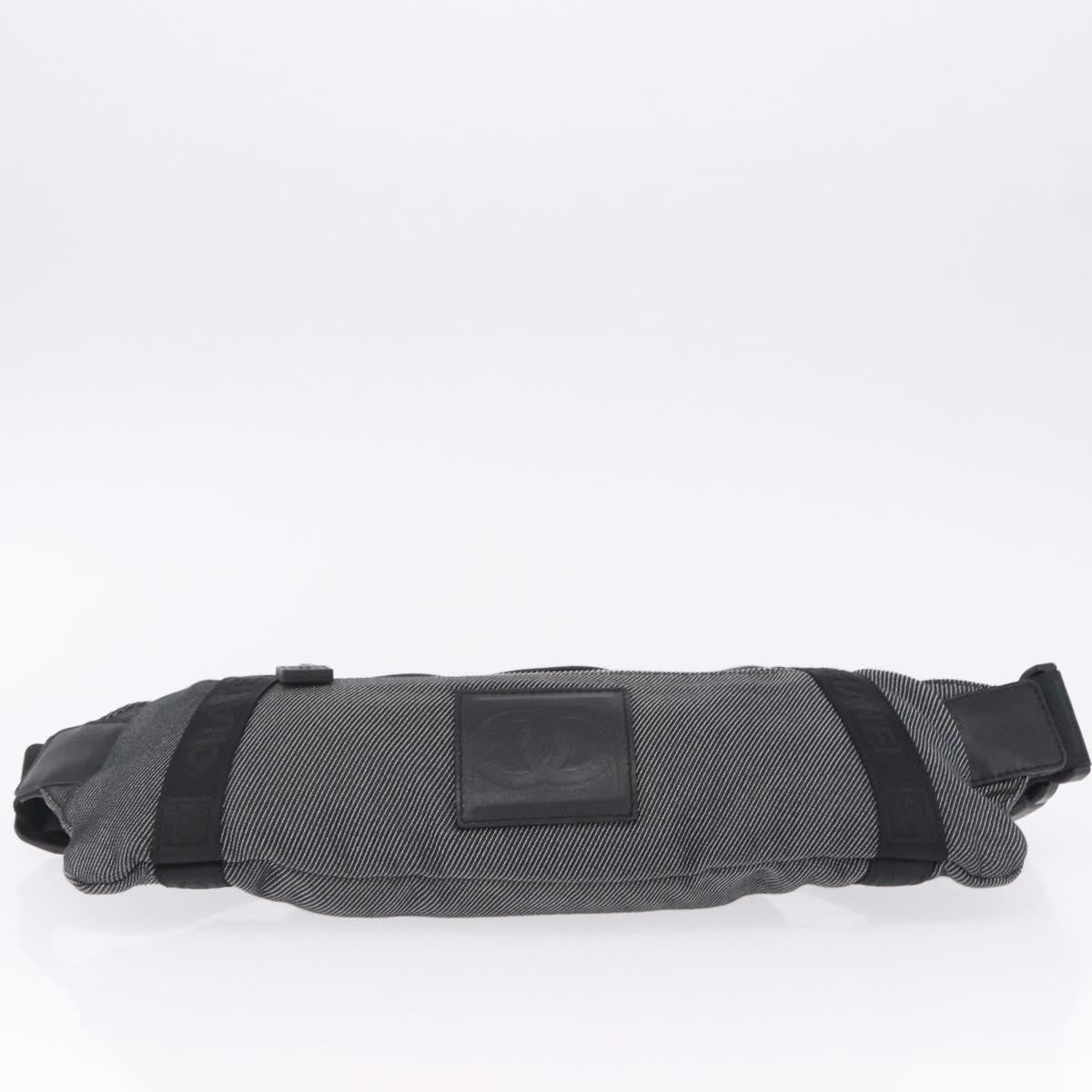 Chanel Sport Line Waist Canvas, Black, Canvas, Handbag