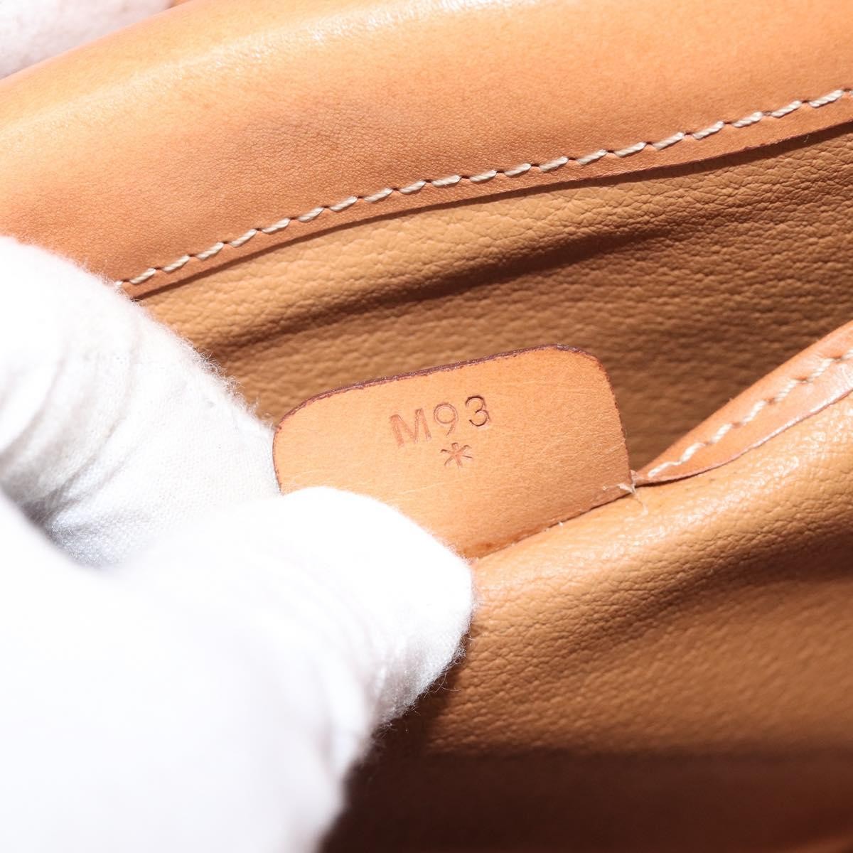 Celine Macadam Leather, Beige, Canvas, Shoulder Bag