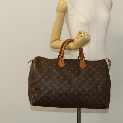 Louis Vuitton Speedy Bandouliere Bag Monogram Canvas, BROWN, CANVAS, Handbag