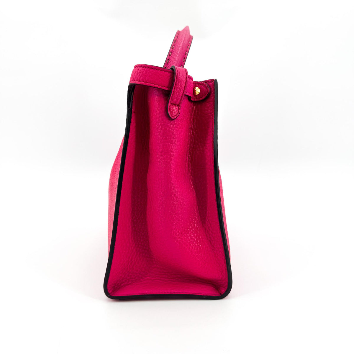 Fendi Selleria Peekaboo Essentially Leather, Pink, Leather, Handbag