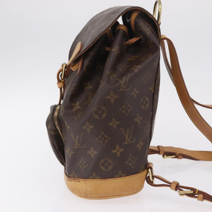 Louis Vuitton Vintage Montsouris Monogram Canvas, Brown, Canvas, Backpack