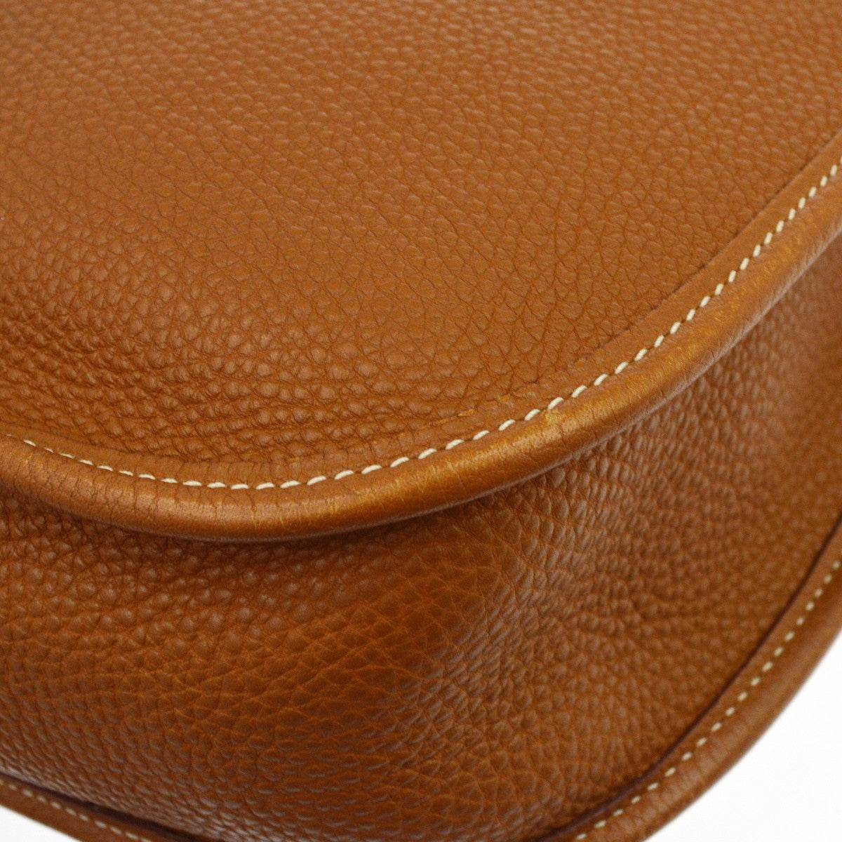 Hermes Evelyne Bag Gen I Togo, Gold, Leather, Handbag