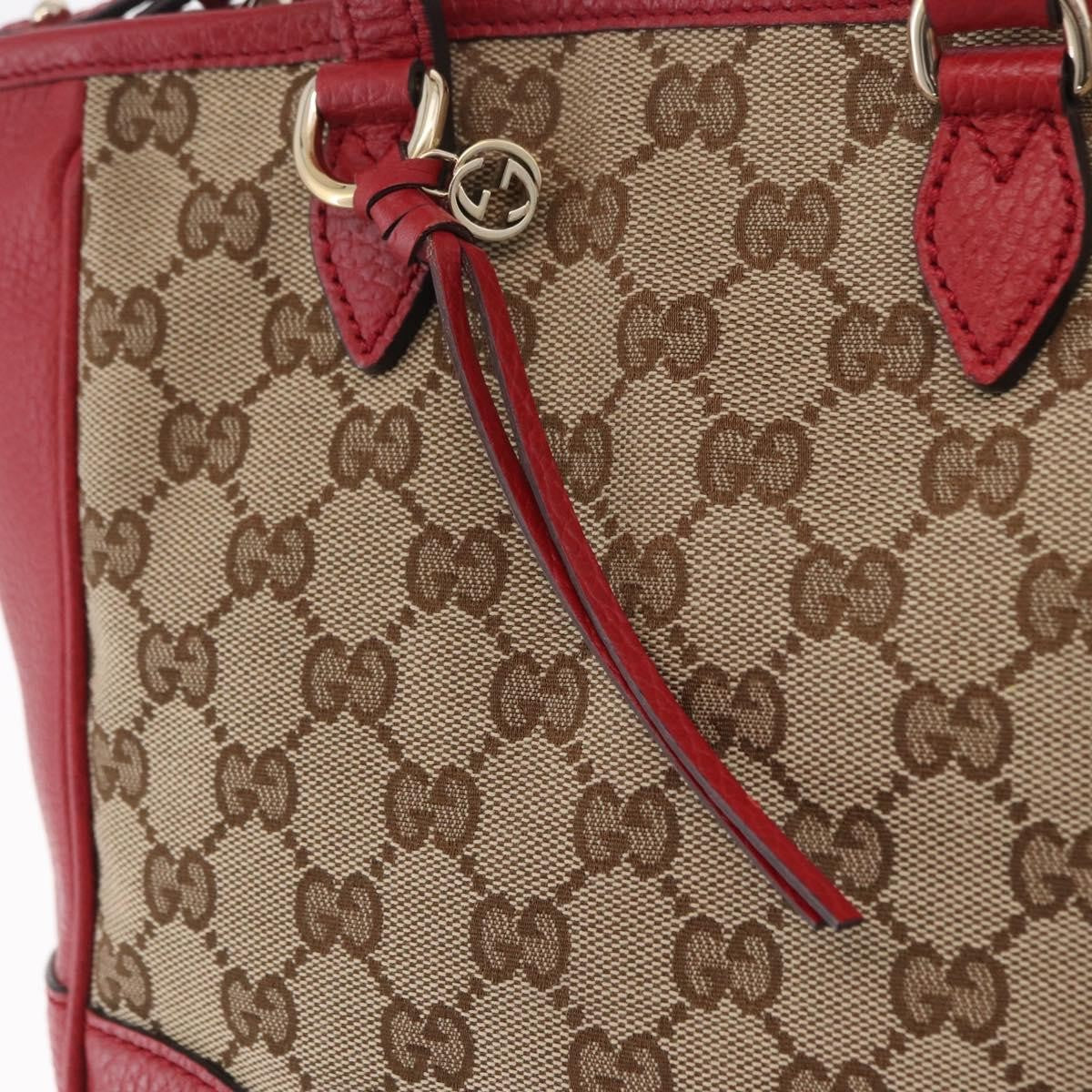 Gucci Bree Convertible GG Canvas with Leather, Beige, Canvas, Tote Bag
