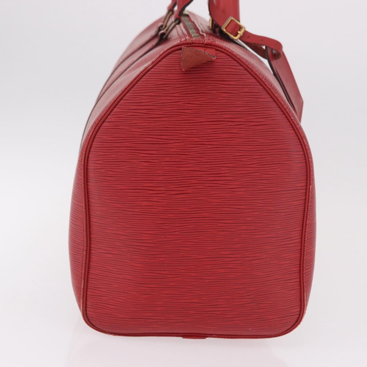 Louis Vuitton Keepall Epi Leather, Red, Leather, Travel Bag
