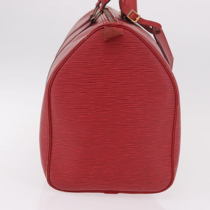 Louis Vuitton Keepall Epi Leather, Red, Leather, Travel Bag