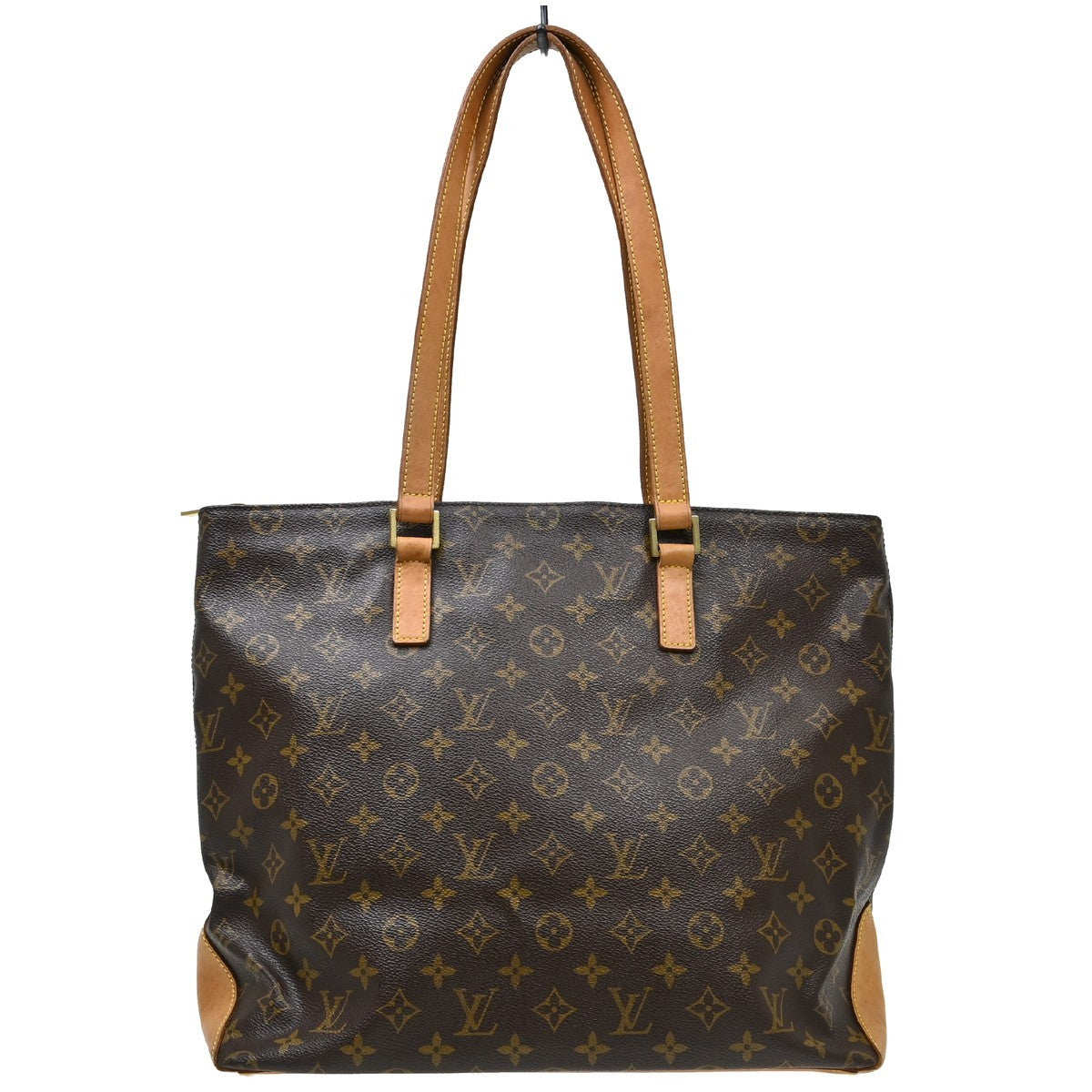 Louis Vuitton Cabas Mezzo Monogram Canvas, Brown, Canvas, Tote Bag
