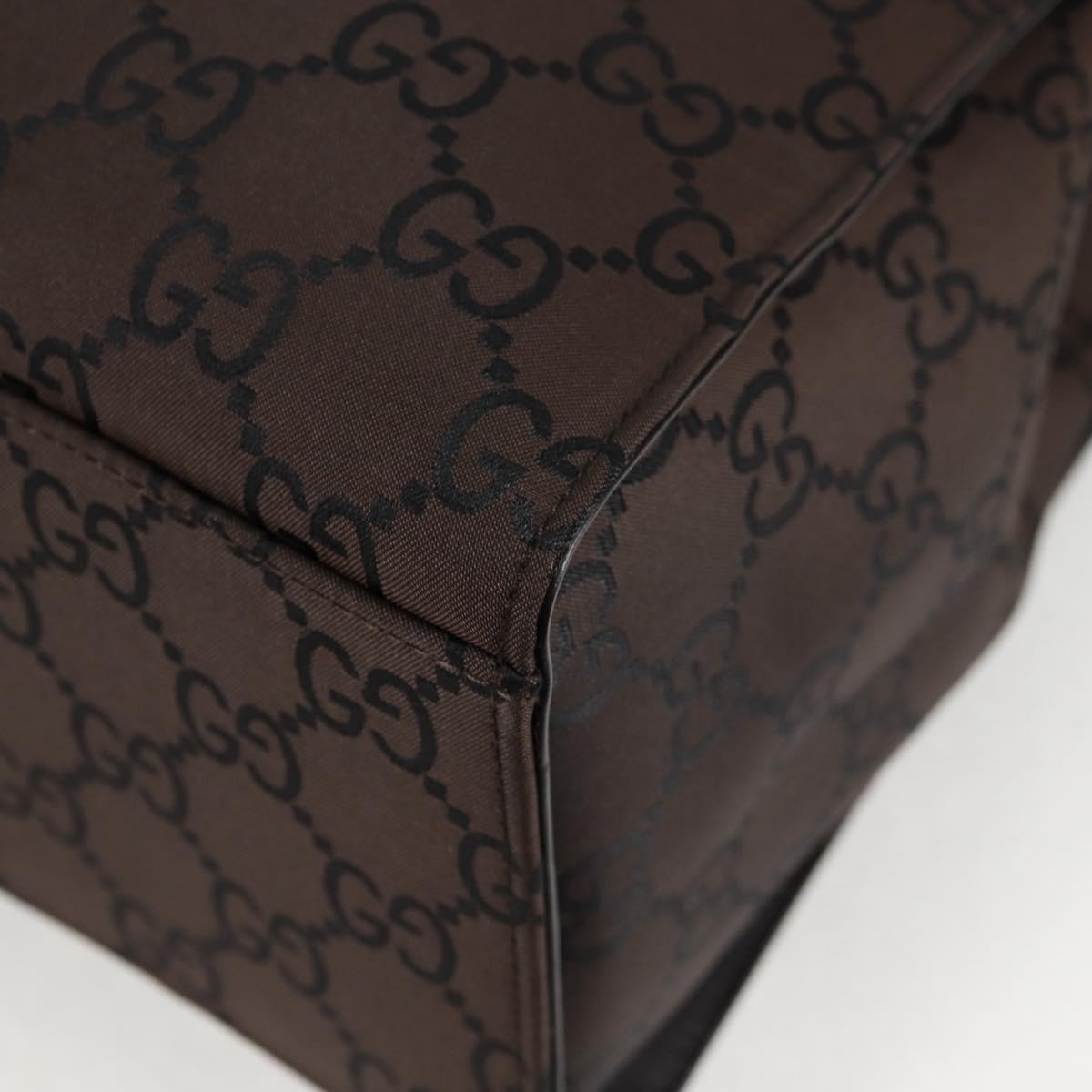 Gucci Bamboo tote bag Canvas, BROWN, CANVAS, Handbag