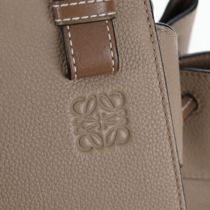 Loewe Hammock Leather, Beige, Leather, Handbag