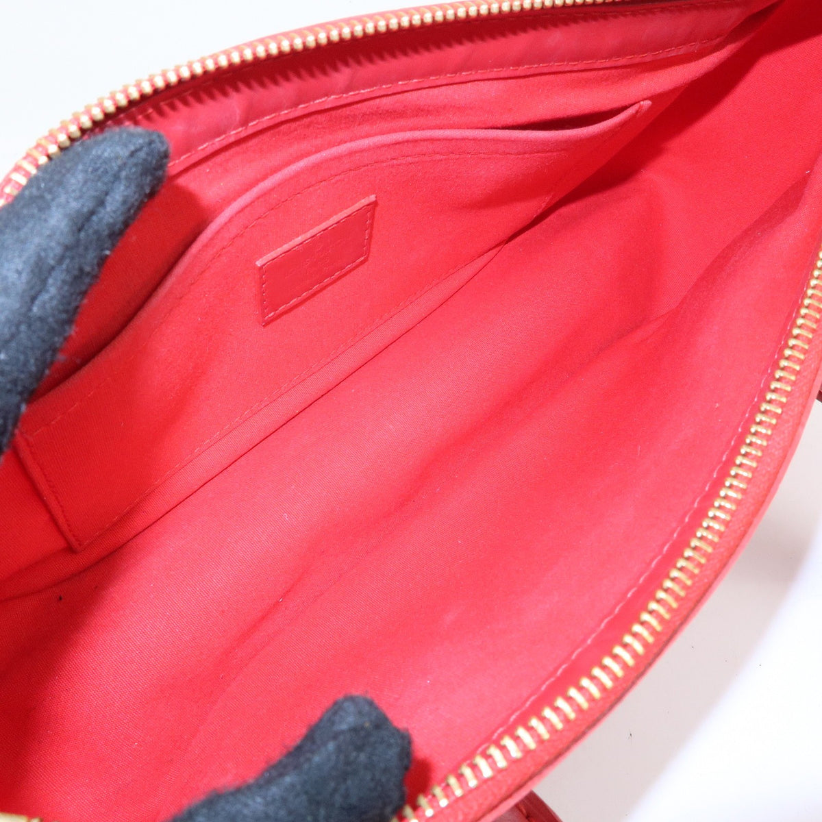 Louis Vuitton Dhanura Epi Leather, Red, Leather, Handbag