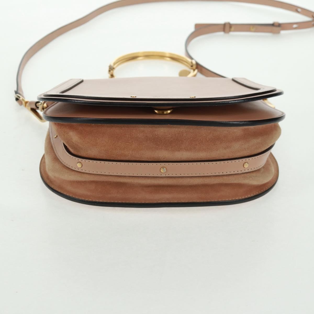 Chloe Nile Leather, Pink, Leather, Handbag