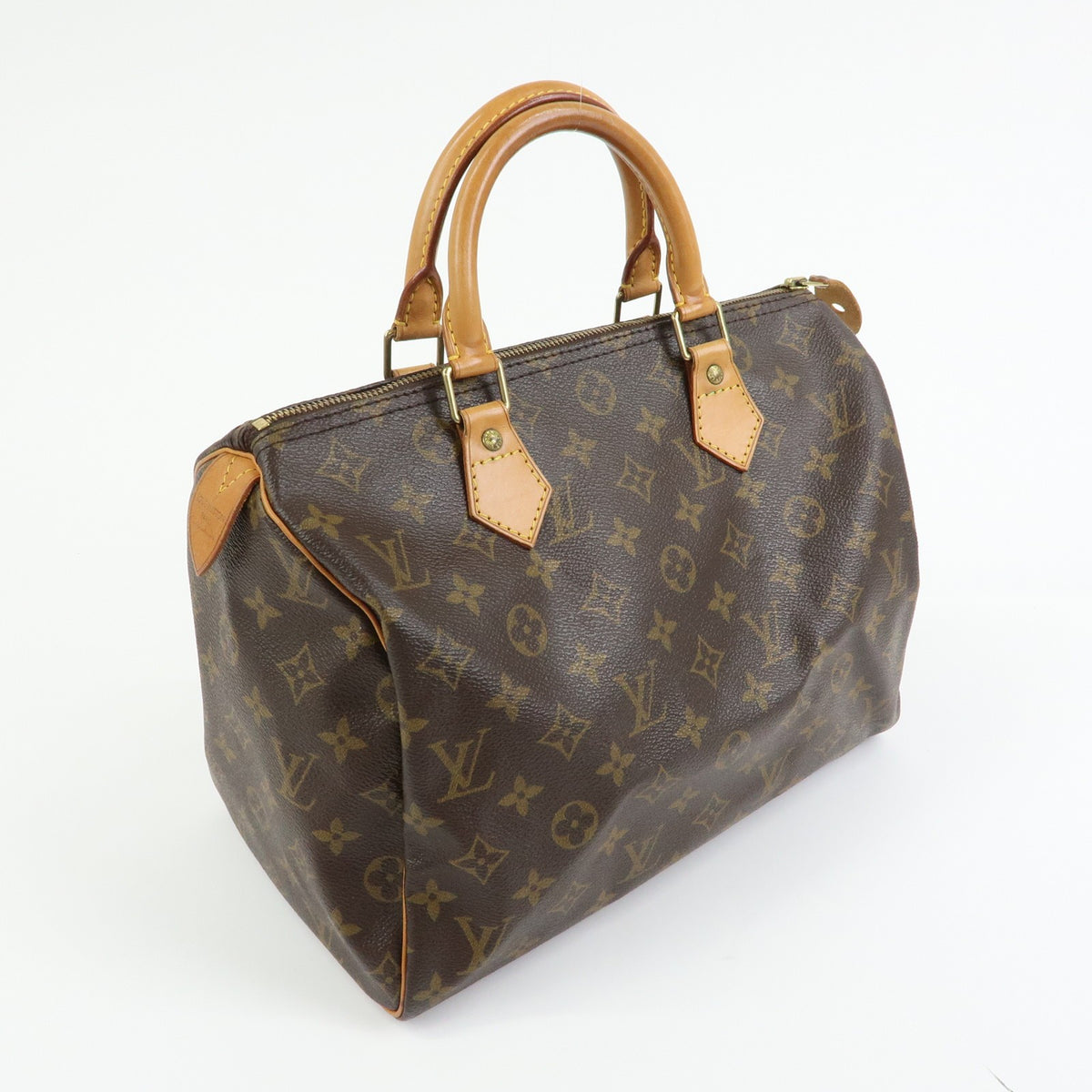 Louis Vuitton Speedy Monogram Canvas, Brown, Canvas, Handbag