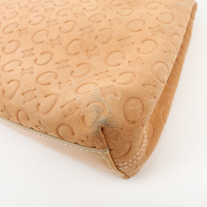 Celine C Macadam Suede, Beige, Suede, Handbag