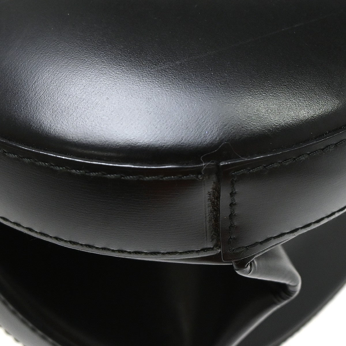 Loewe Anagram Leather, Black, Leather, Handbag
