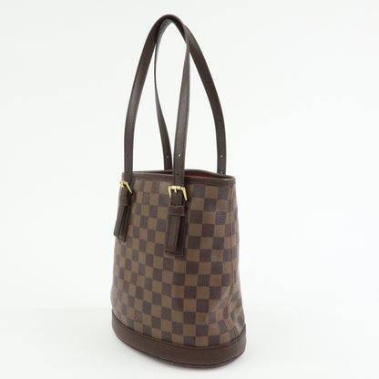 Louis Vuitton Marais Bucket Damier, Brown, Canvas, Handbag
