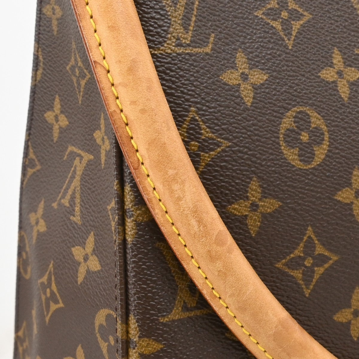 Louis Vuitton Looping Monogram Canvas, Brown, Canvas, Handbag